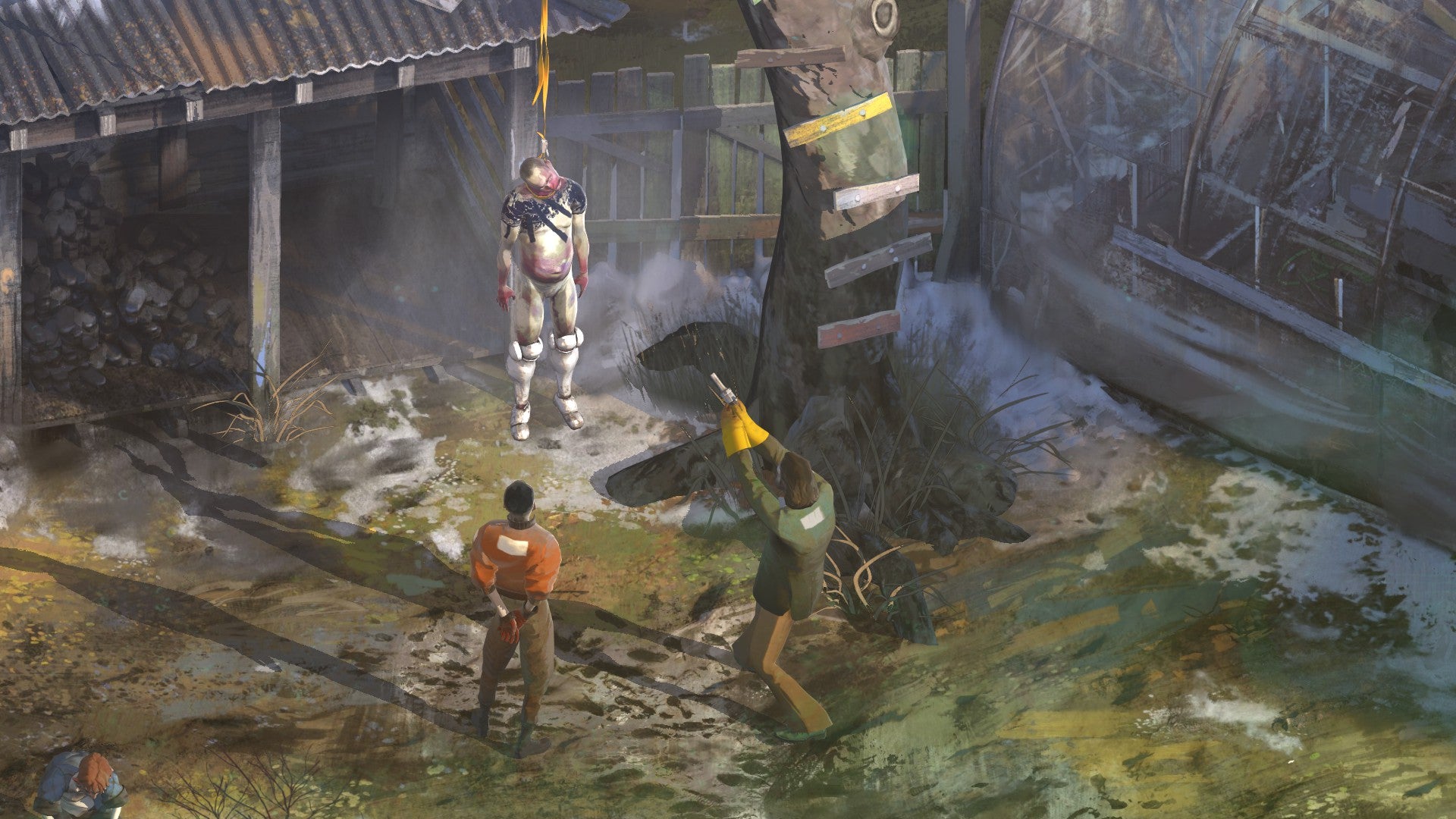 Disco Elysium How to Get the Hanged Body Down and Get Past Measurehead